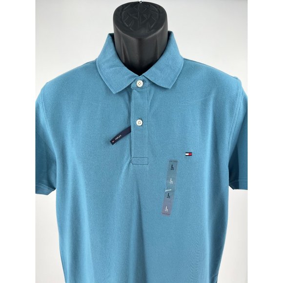 New Tommy Hilfiger Men’s Slim Fit Polo Size Large - Picture 4 of 7